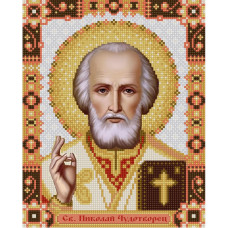 Схема під вишивку бісером "Святий Миколай чудотворець" Схема під вишивку бісером "Святий Миколай чудотворець"