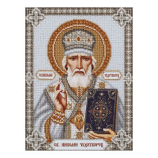 Схема під вишивку бісером "Святий Миколай Чудотворець" Схема під вишивку бісером "Святий Миколай Чудотворець"