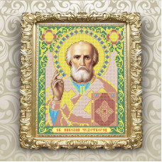 Схема під вишивку бісером "Святий Миколай чудотворець" Схема під вишивку бісером "Святий Миколай чудотворець"