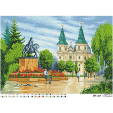 Схема під вишивку бісером "Барвистий майдан"